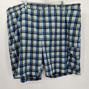 Tommy Bahama Island Cargo Cayman Lanai Plaid Swim Shorts Sz 3XLB Trunks